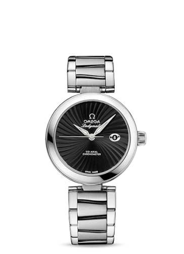 Omega LadyMatic Co-Axial 34 Stainless Steel / Black / Bracelet